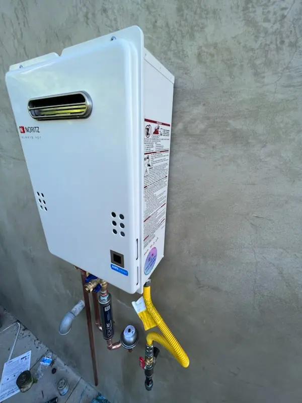 Tankless water heater installation for Verde homes