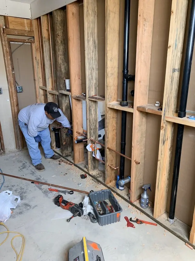 Commercial rough-in plumbing for Gas Line Repair in Verde